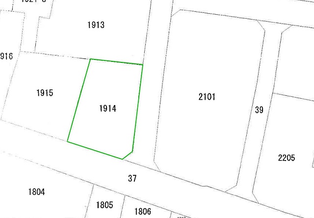 東区代官町19 売地(公図)