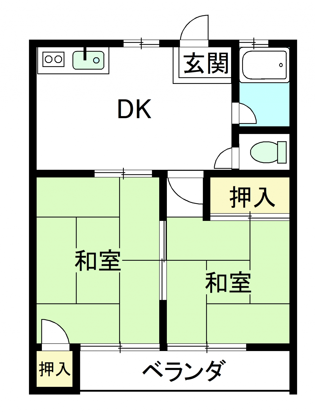 貴英コーポ間取り