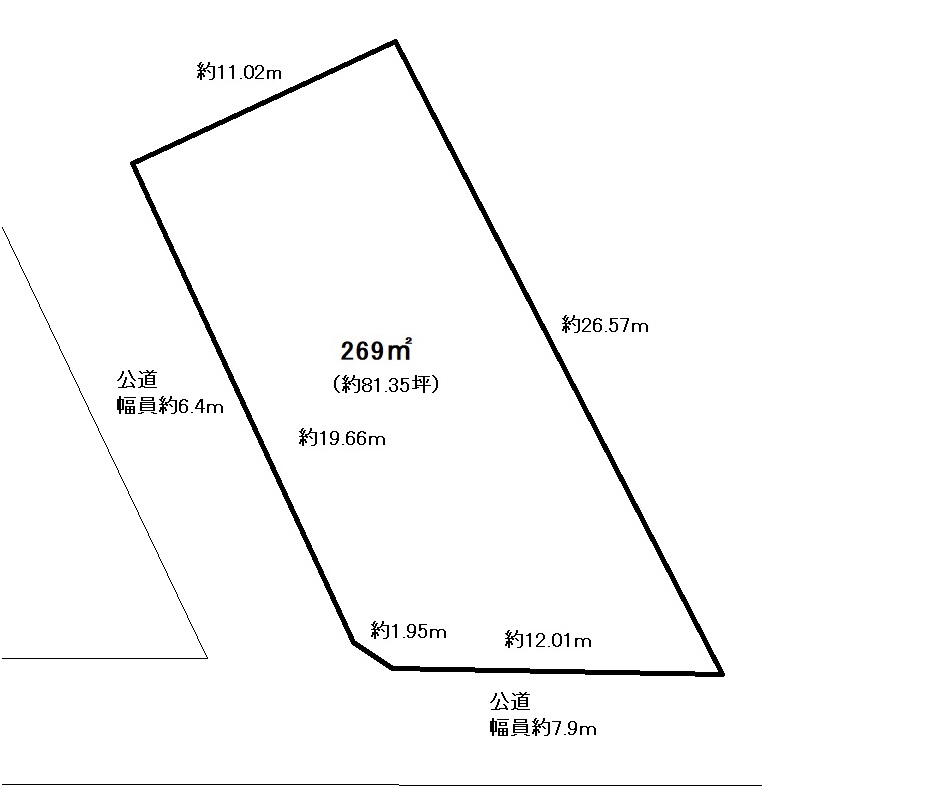 照が丘128-2地形図