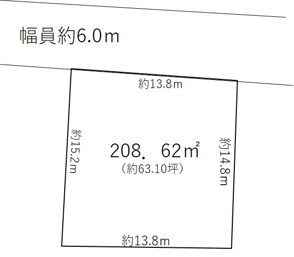 東山町4丁目 区画図